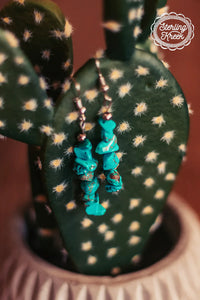 Turquoise On The Rocks Earrings