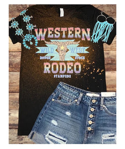 Bleached Wild West Tee