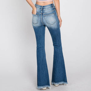 Lainey Light Wash Flares